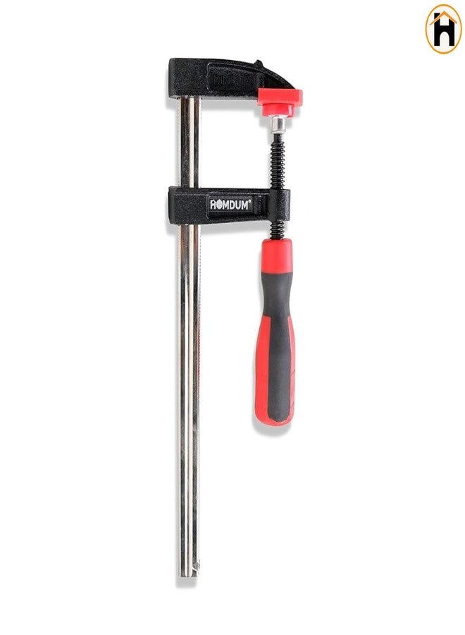 Homdum 10 inch Steel F Clamps Pack of 4 for Woodworking, Glass, and Welding Works with Rubberized Handle & PVC Cover 250 X 50MM. - Image 3